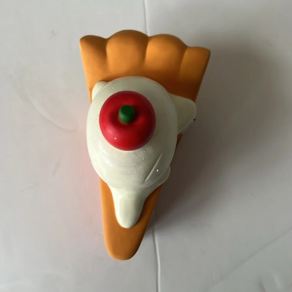 Fringle Latex Cherry Pie Slice Squeaky Dog Toy